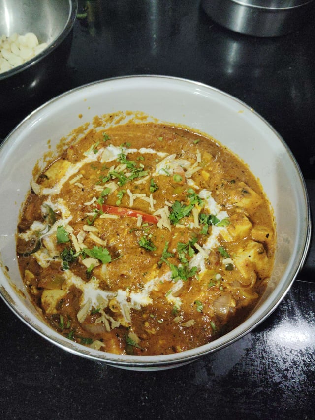 Delicious Kadhai Paneer prepared by COOX