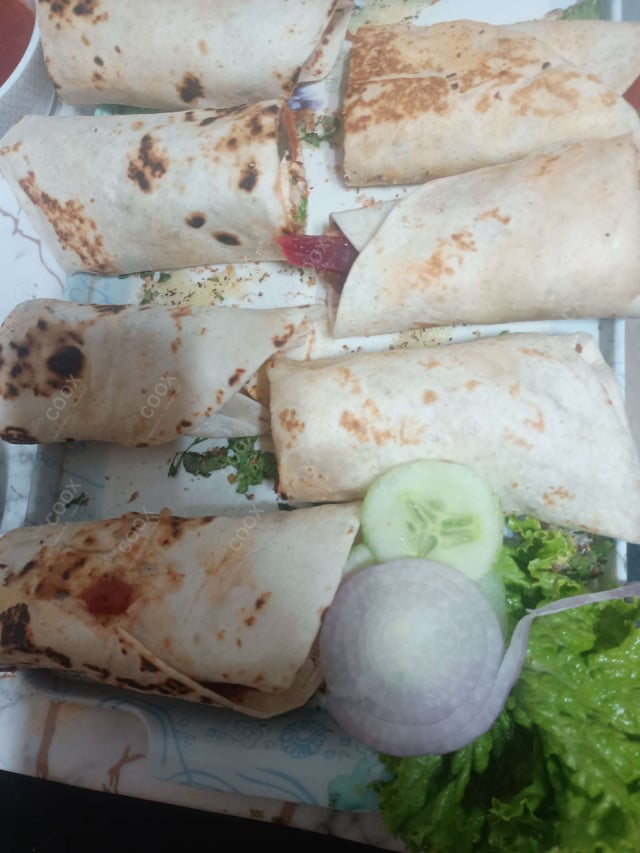 Delicious Paneer Shawarma prepared by COOX