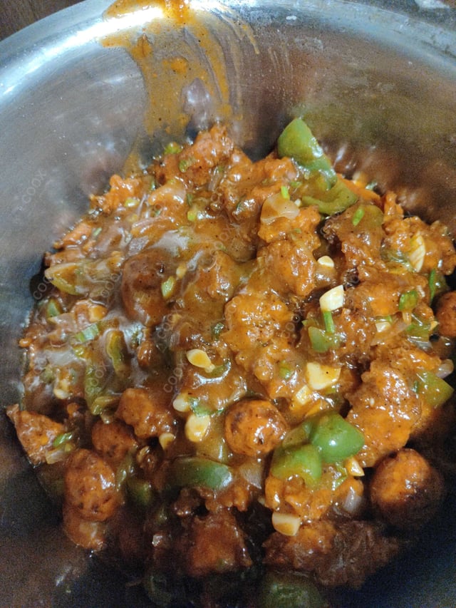 Delicious Veg Manchurian (Dry) prepared by COOX