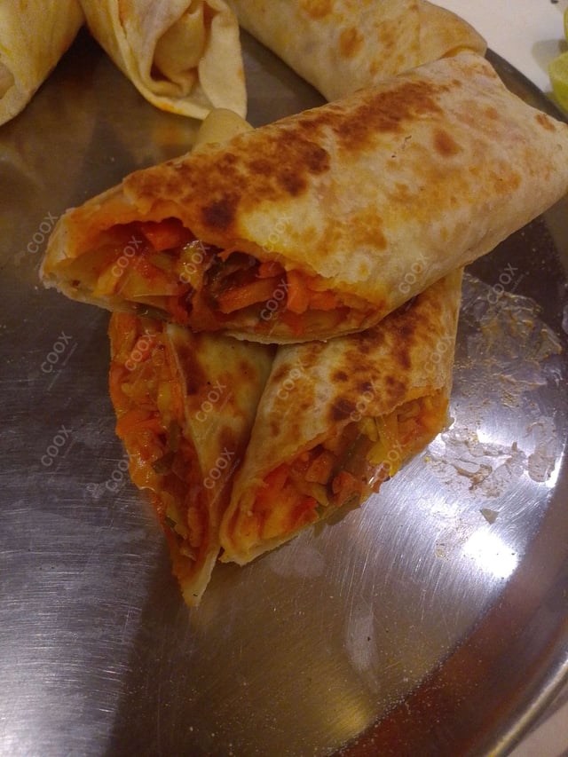 Delicious Veg Kathi Rolls prepared by COOX