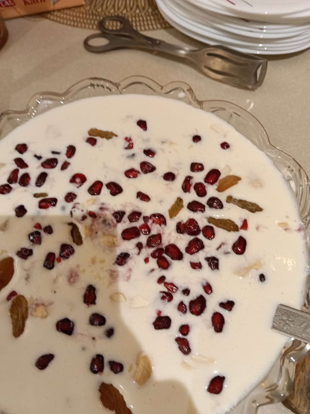 Delicious Fruit Cream prepared by COOX