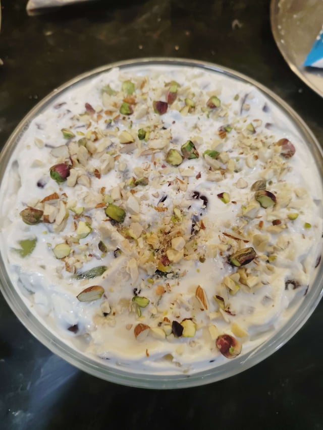 Delicious Fruit Cream prepared by COOX