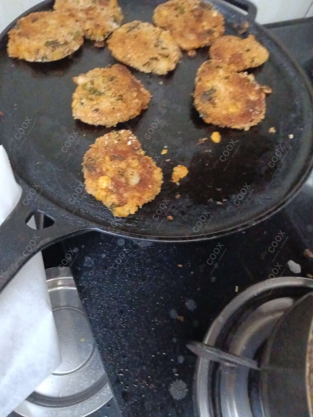 Tasty Ragda Pattice cooked by COOX chefs cooks during occasions parties events at home