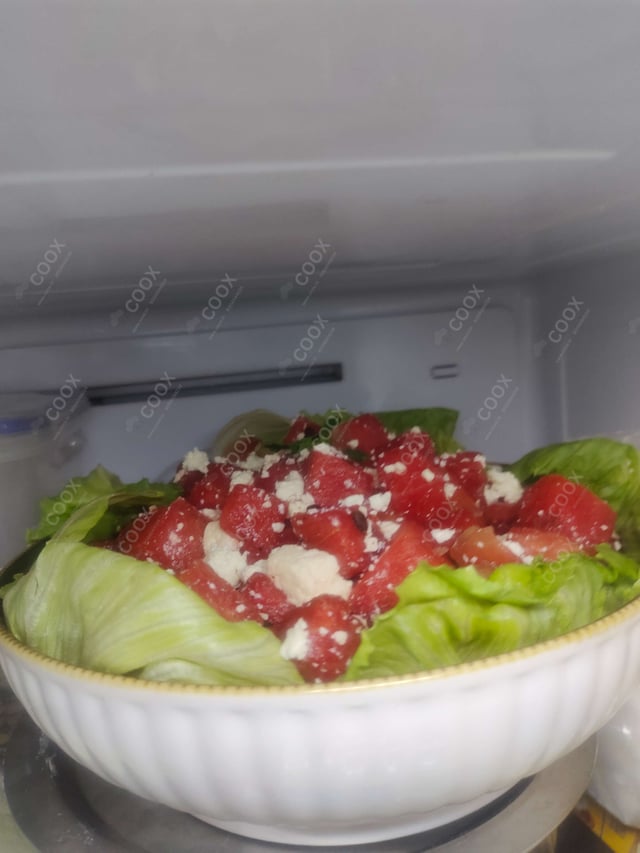 Tasty Watermelon Feta Salad cooked by COOX chefs cooks during occasions parties events at home
