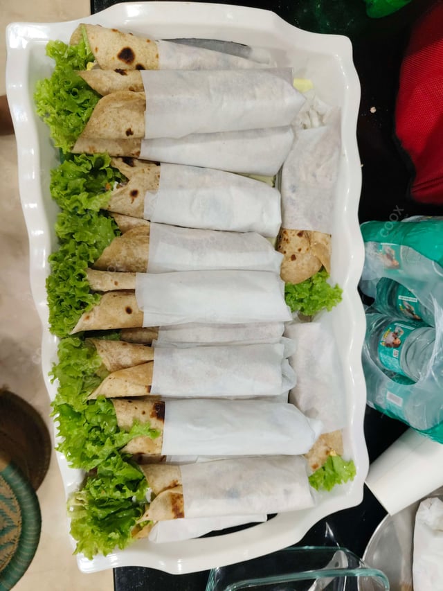 Delicious Paneer Shawarma prepared by COOX