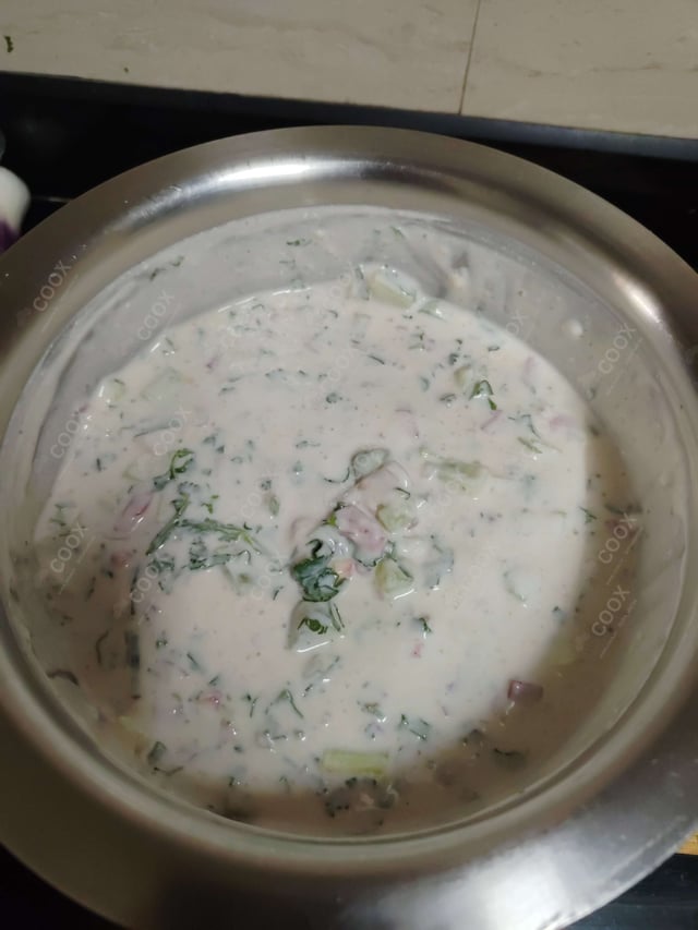 Delicious Mix Veg Raita prepared by COOX