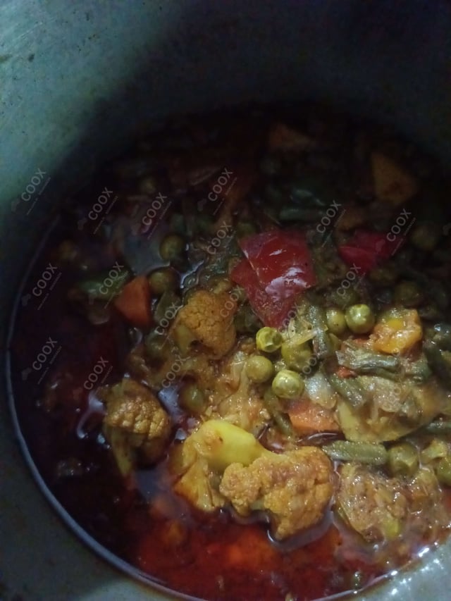 Delicious Mix Veg prepared by COOX