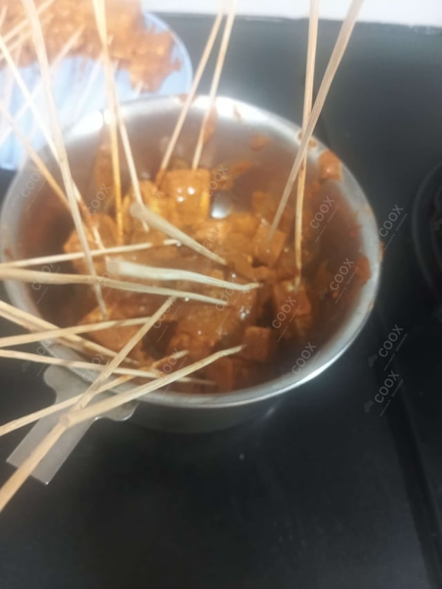 Delicious Thai Paneer Satay prepared by COOX