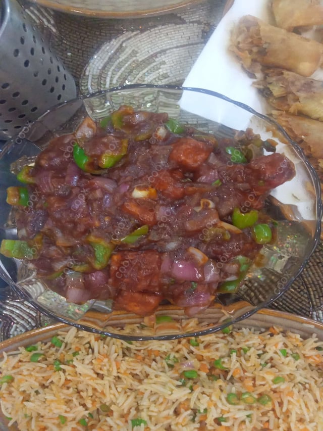 Delicious Chilli Paneer (Dry) prepared by COOX