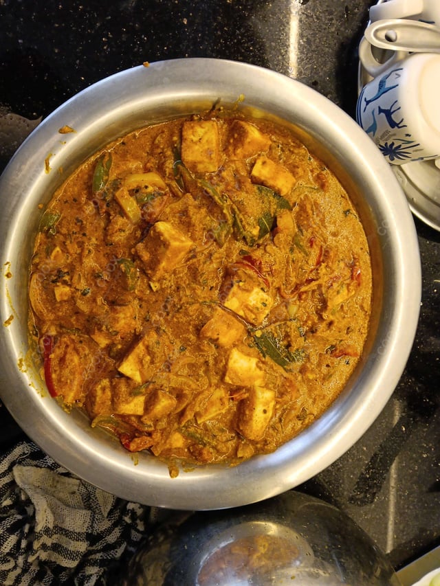 Delicious Kadhai Paneer prepared by COOX