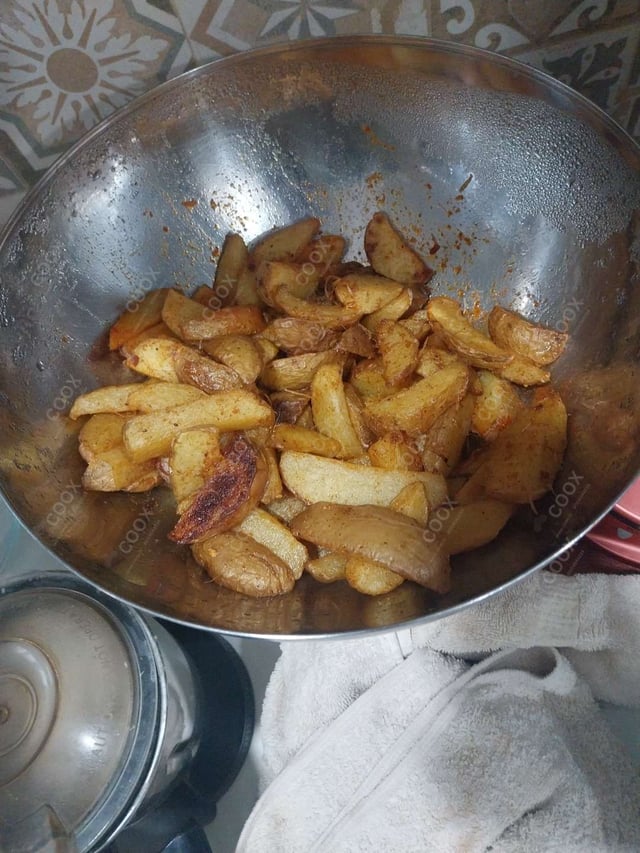 Delicious Potato Wedges prepared by COOX