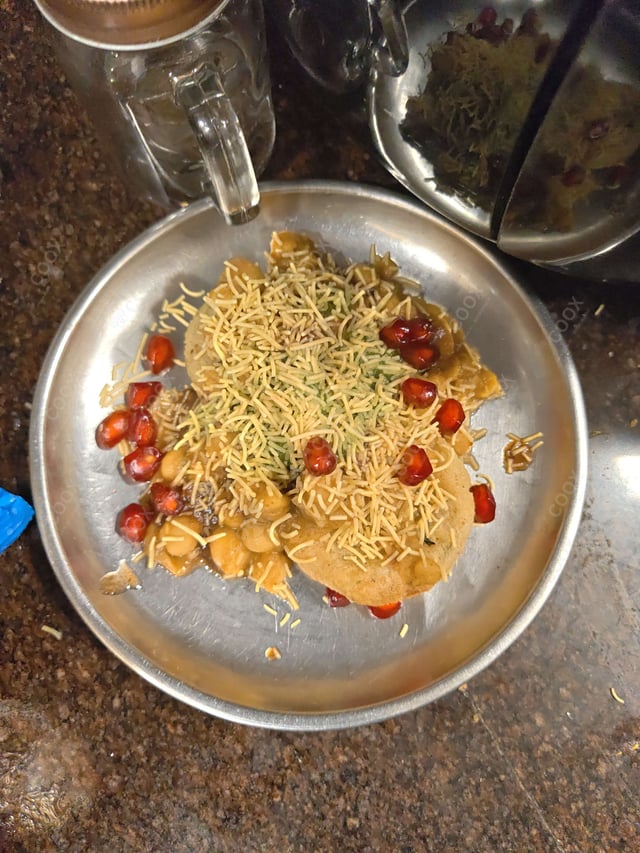 Tasty Ragda Pattice cooked by COOX chefs cooks during occasions parties events at home