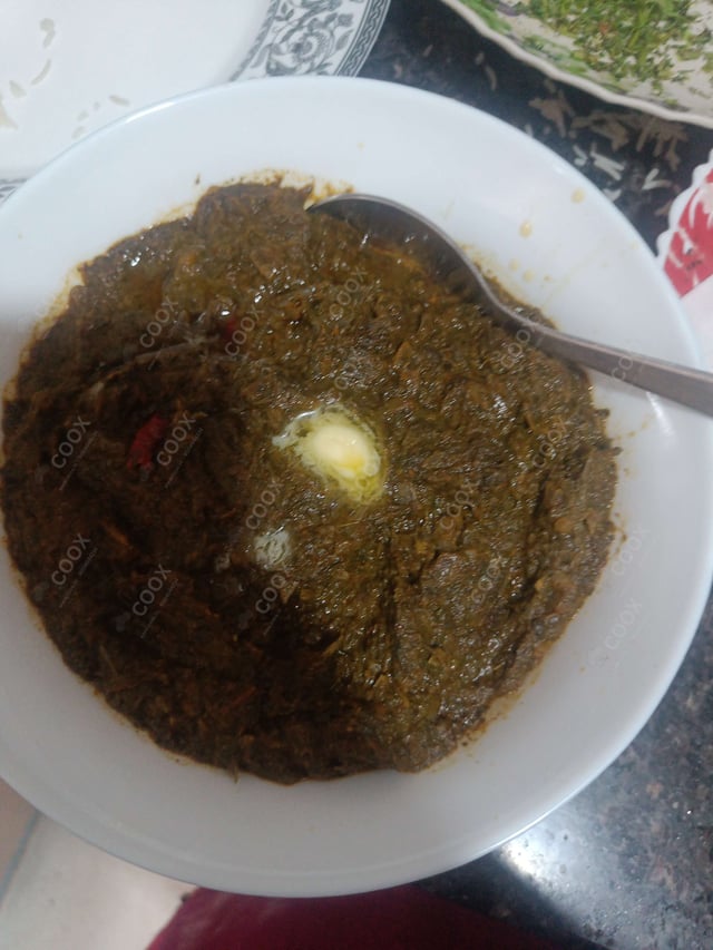 Delicious Sarso Ka Saag prepared by COOX