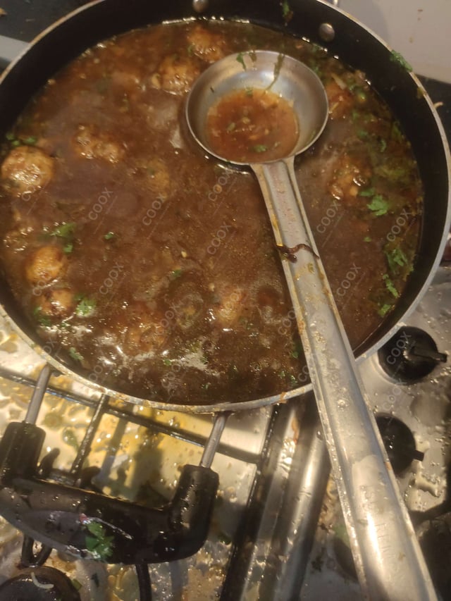 Delicious Veg Manchurian (Gravy) prepared by COOX