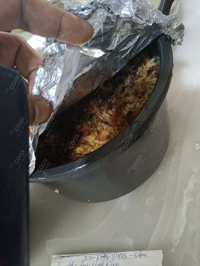 Delicious Chicken Biryani prepared by COOX