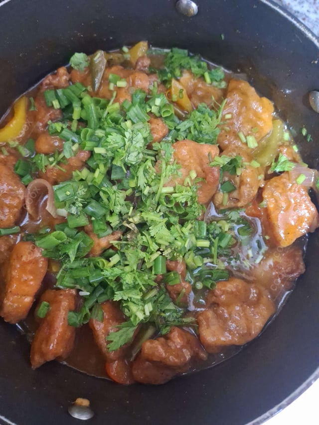 Delicious Chilli Chicken prepared by COOX