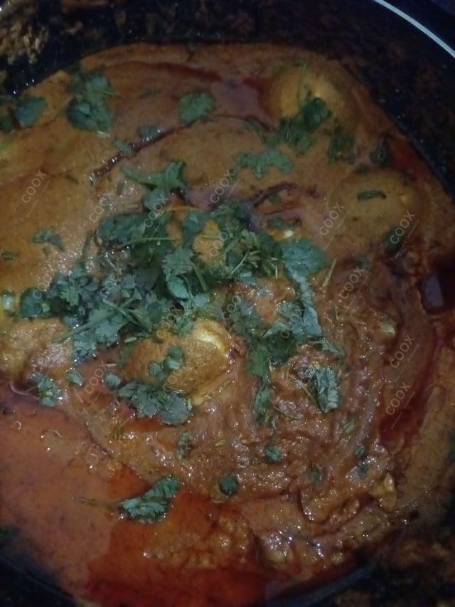 Delicious Egg Curry prepared by COOX