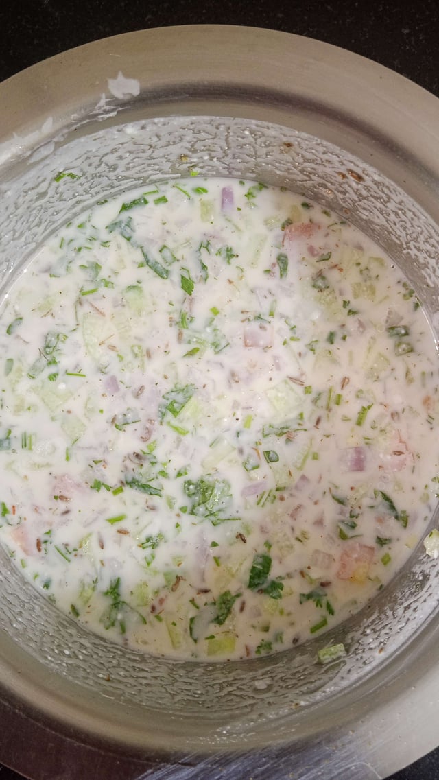 Delicious Mix Veg Raita prepared by COOX