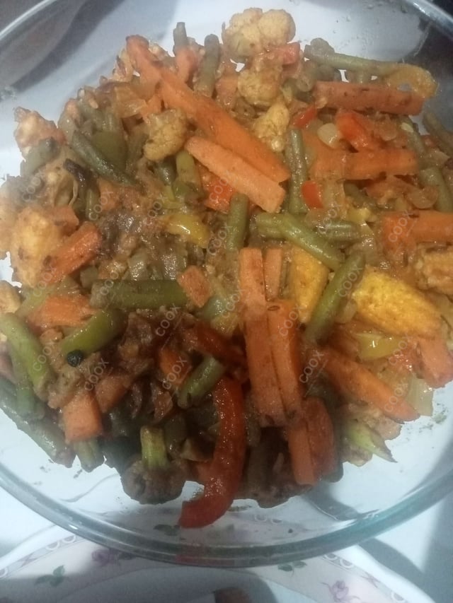 Delicious Veg Jalfrezi prepared by COOX