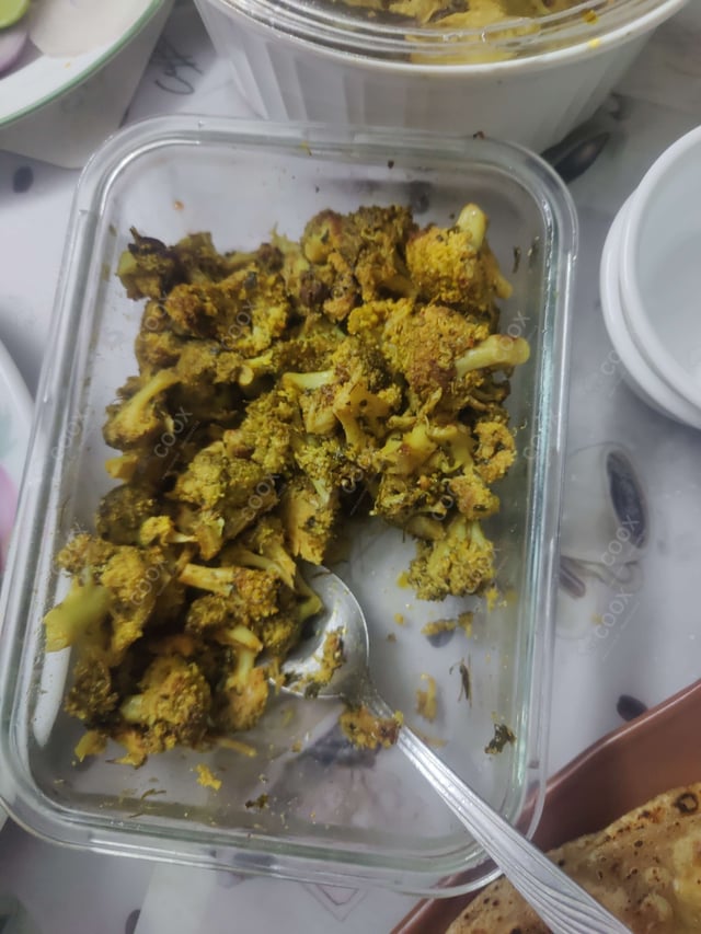 Tasty Tandoori Broccoli cooked by COOX chefs cooks during occasions parties events at home