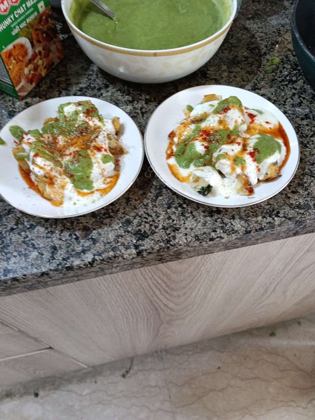 Delicious Aloo Tikki Chaat prepared by COOX