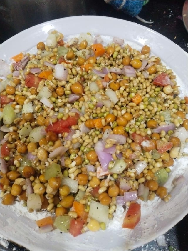 Tasty Sprouts Salad cooked by COOX chefs cooks during occasions parties events at home