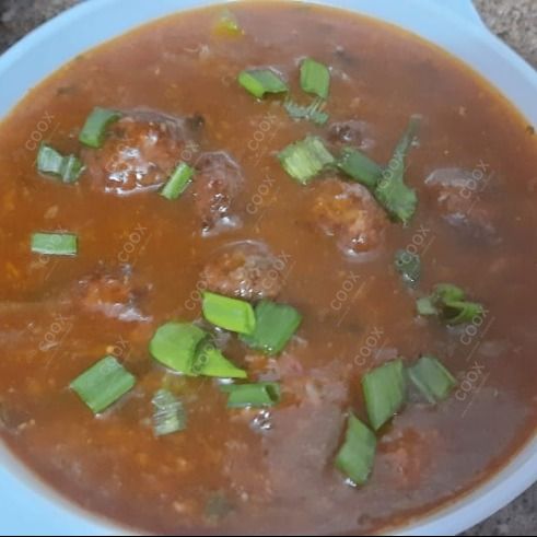 Tasty Veg Manchurian (Gravy) cooked by COOX chefs cooks during occasions parties events at home