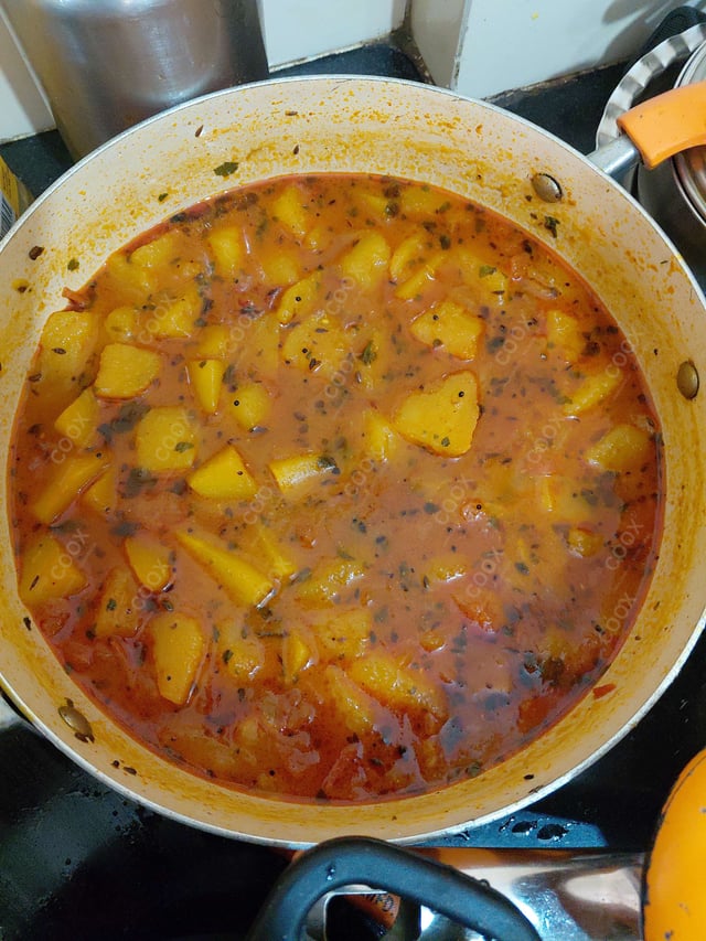 Delicious Kaddu ki Sabzi (Sitafal) prepared by COOX
