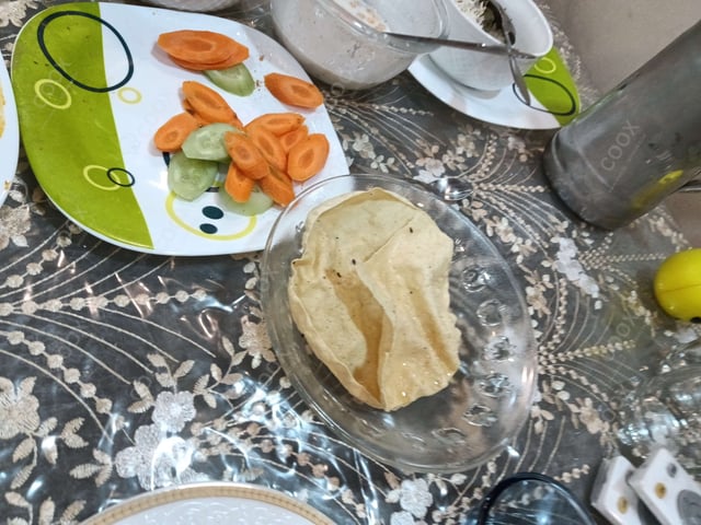 Delicious Salad, Papad prepared by COOX