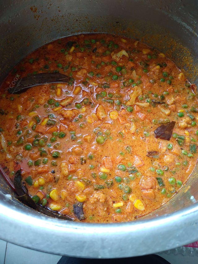 Delicious Mix Veg prepared by COOX