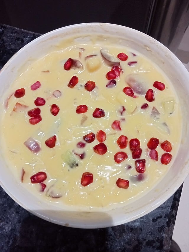 Delicious Fruit Custard prepared by COOX