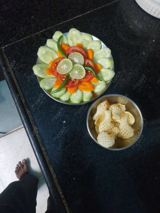 Delicious Salad, Papad prepared by COOX