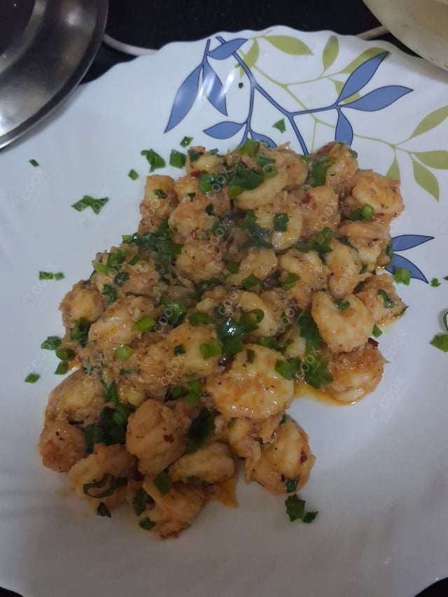 Delicious Butter Garlic Prawns prepared by COOX
