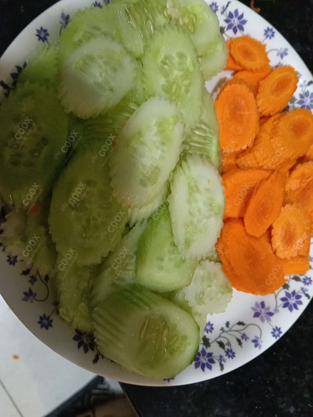 Delicious Salad, Papad prepared by COOX