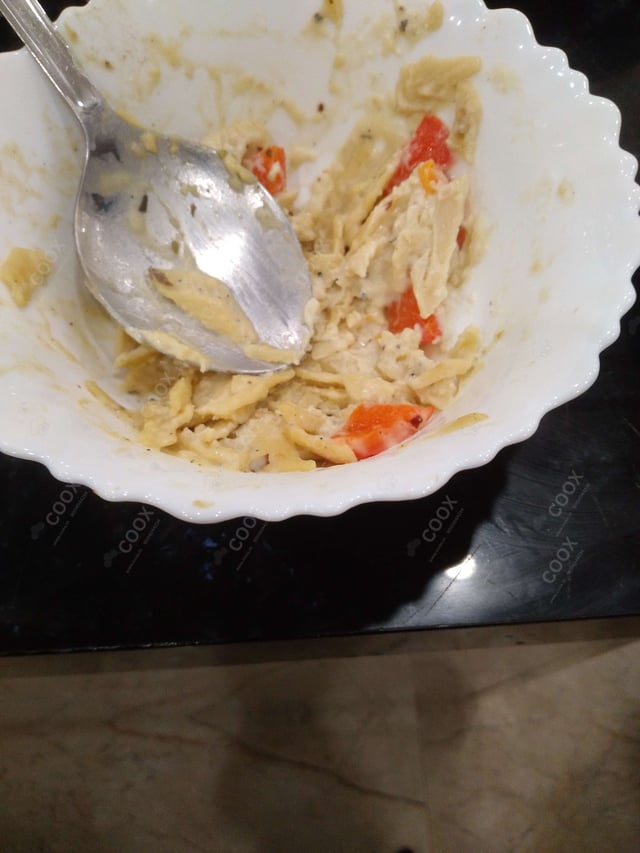 Delicious Pasta in White Sauce prepared by COOX