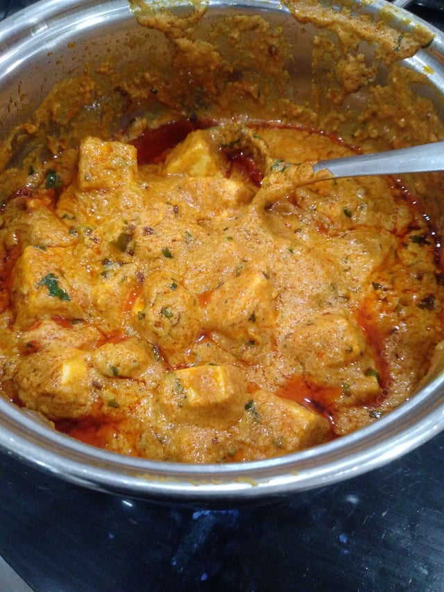 Delicious Paneer Lababdar prepared by COOX