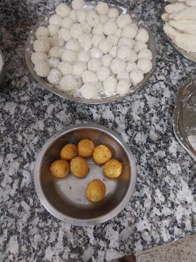 Delicious Fried Cheese Balls prepared by COOX