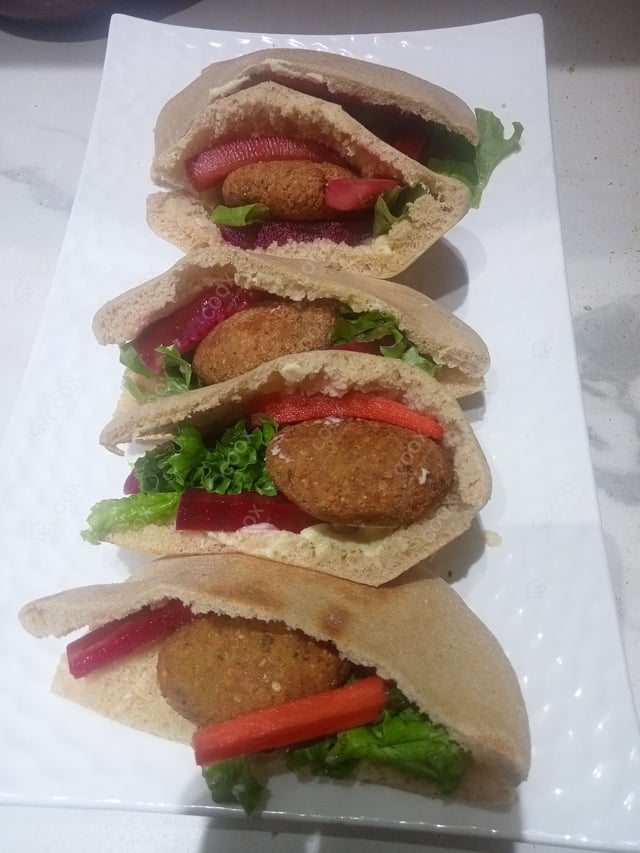 Delicious Falafel Pockets prepared by COOX