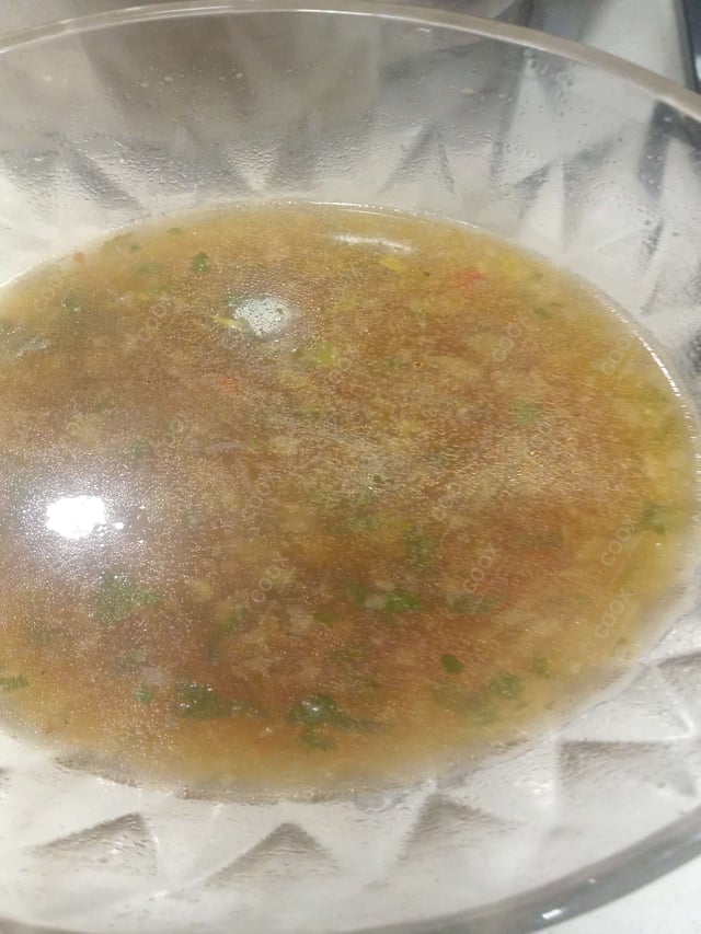 Delicious Lemon Coriander Soup prepared by COOX