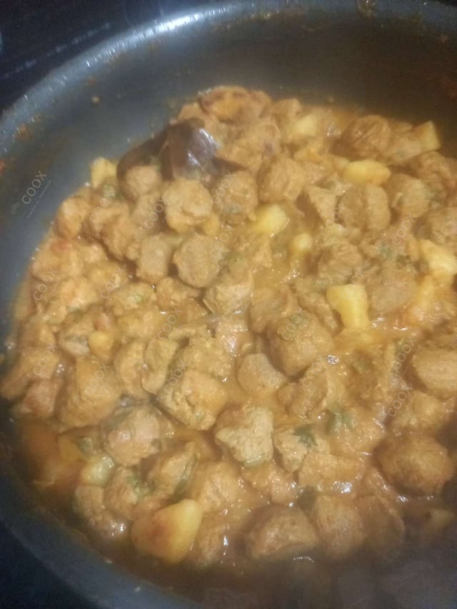 Tasty Aloo Soyabean cooked by COOX chefs cooks during occasions parties events at home