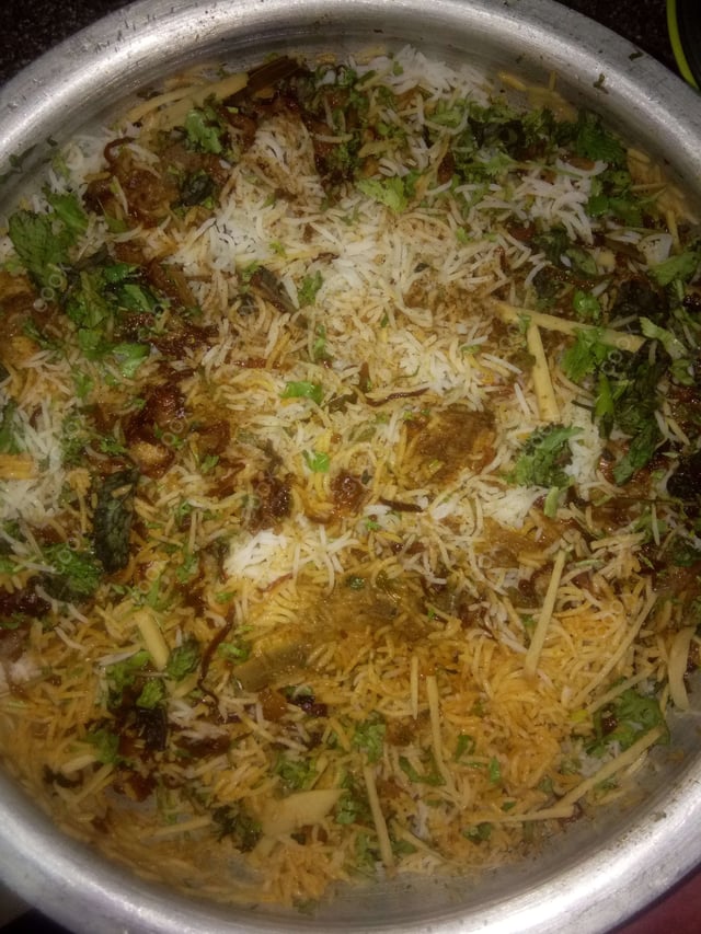 Tasty Mutton Biryani cooked by COOX chefs cooks during occasions parties events at home