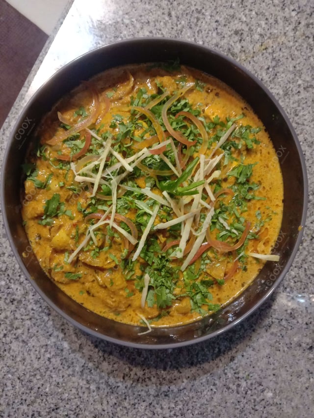 Tasty Mushroom do Pyaza cooked by COOX chefs cooks during occasions parties events at home