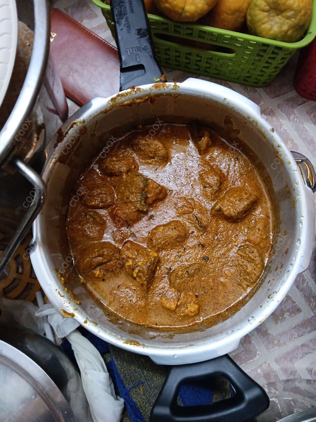 Delicious Soya Chaap (Gravy) prepared by COOX