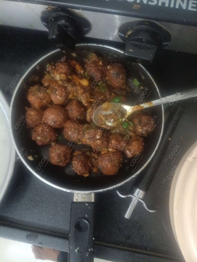 Delicious Veg Manchurian (Dry) prepared by COOX