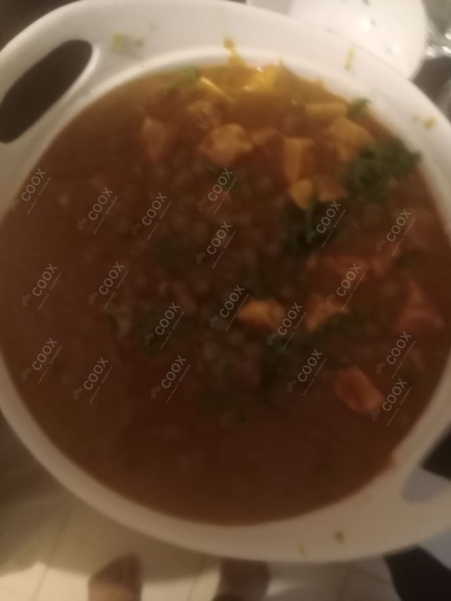 Tasty Matar Paneer cooked by COOX chefs cooks during occasions parties events at home