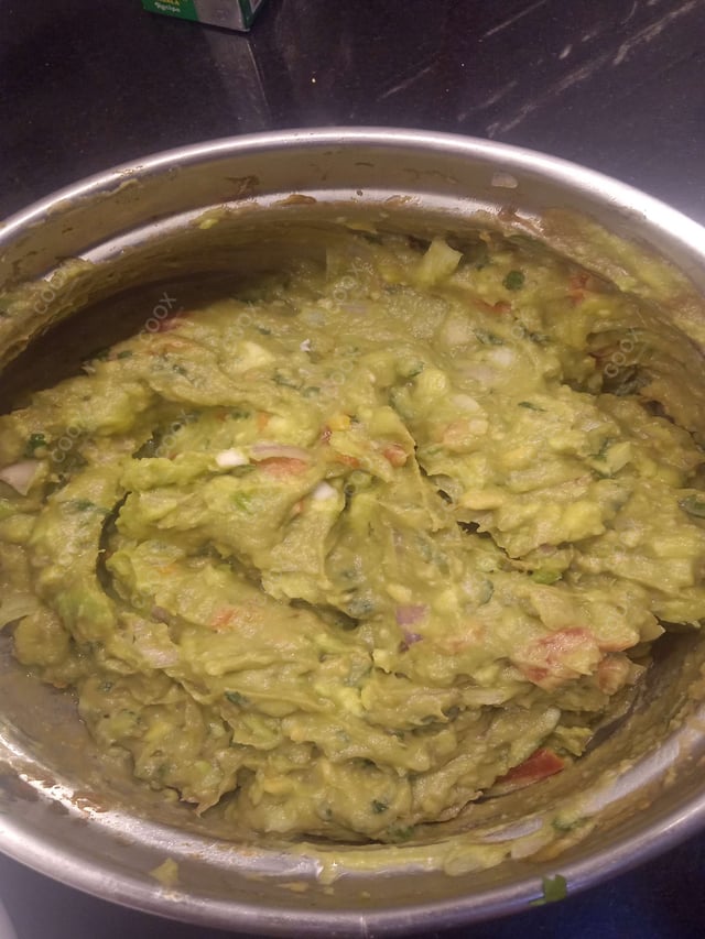 Delicious Guacamole prepared by COOX