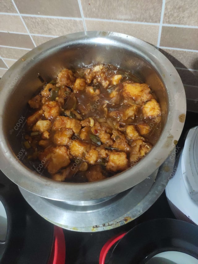 Delicious Chilli Paneer (Gravy) prepared by COOX