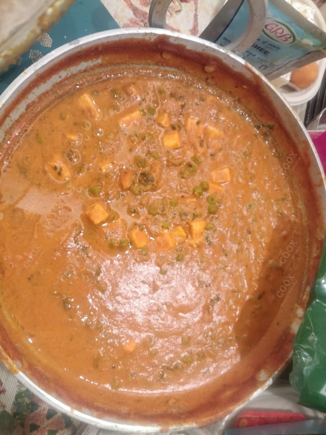 Delicious Matar Paneer prepared by COOX