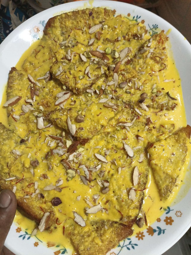 Delicious Shahi Tukda prepared by COOX