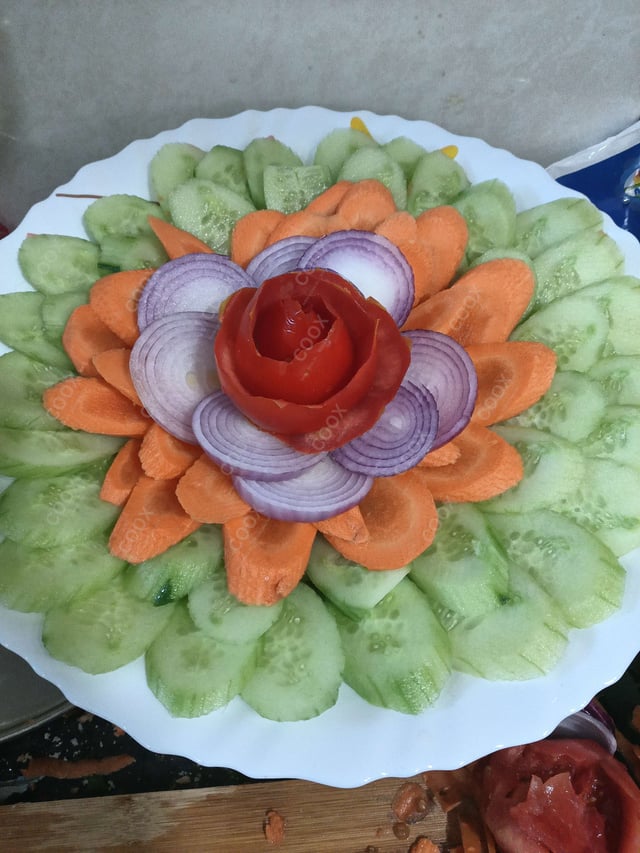 Delicious Salad, Papad prepared by COOX